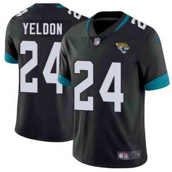 Nike Jaguars #24 T J  Yeldon Black Alternate Youth Stitched NFL Vapor Untouchable Limited Jersey
